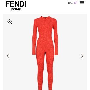 Fendi x Skims crew neck full jumpsuit